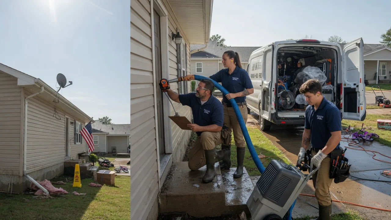 Ceiling Water Damage Restoration in Batesland, SD near me